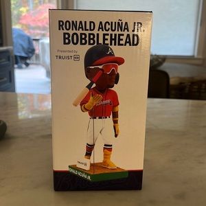 Never opened bobble head.  Acuna jr